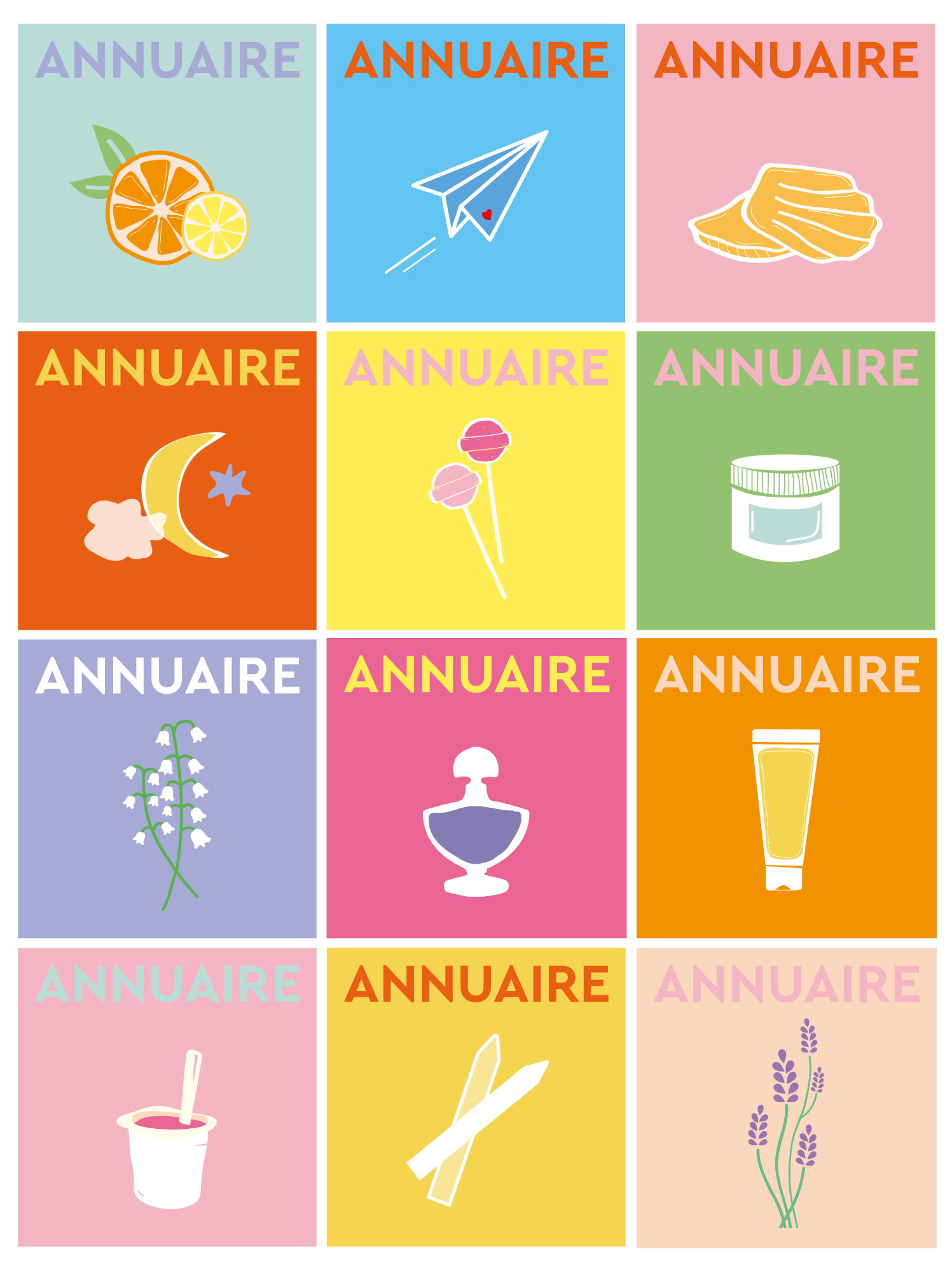 Déclinaisons Instagram de l’Annuaire ISIPCA 2021